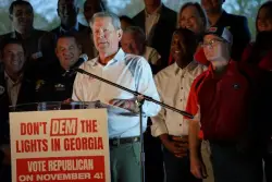 Georgia Republicans say they fear local elections could help Democrats in statewide utilities race