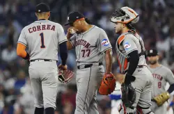 Astros’ Luis Garcia exits with elbow discomfort in nightmare two starts after Tommy John rehab